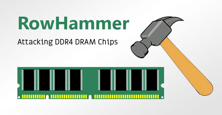 Attaque RowHammer sur les DRAM DDR4